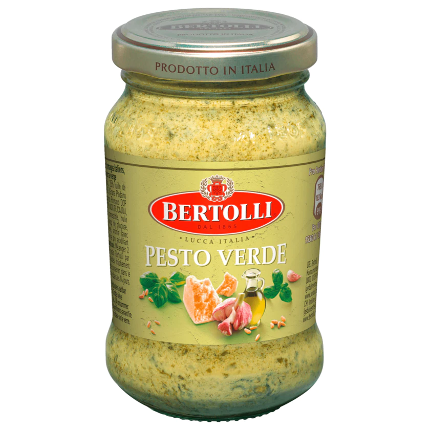 Bertolli Pesto Verde Glas 185 g - 8712247232930