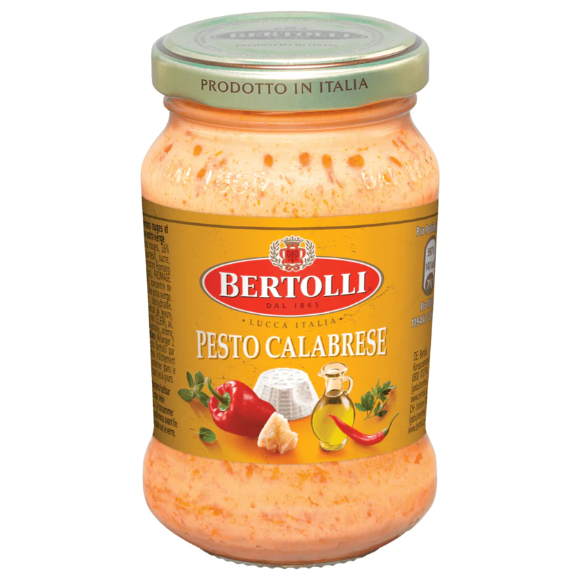 Bertolli Pesto Calabrese 185g - 8712247232978