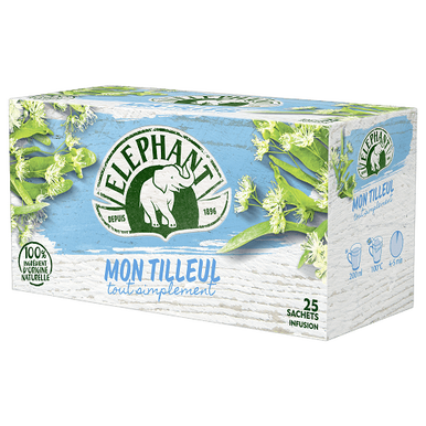 Elephant Infusion Tilleul 25 bags 32.5 g (1.14 oz) - 8712566151639