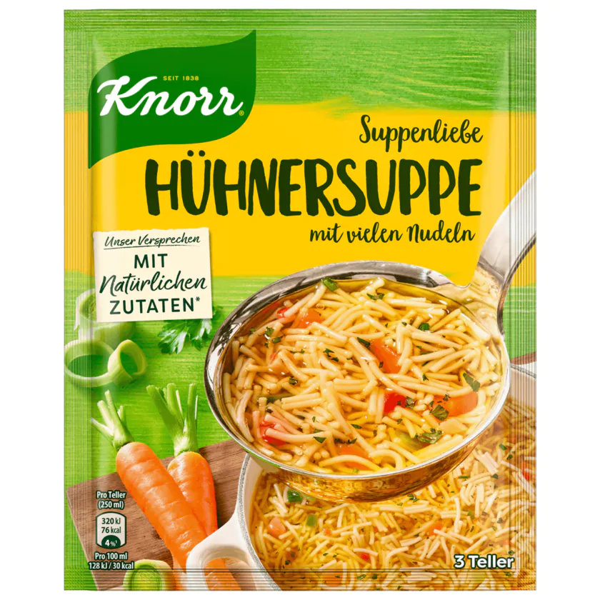 Knorr Suppenliebe Hühner Suppe 3 Teller - 8712566332137