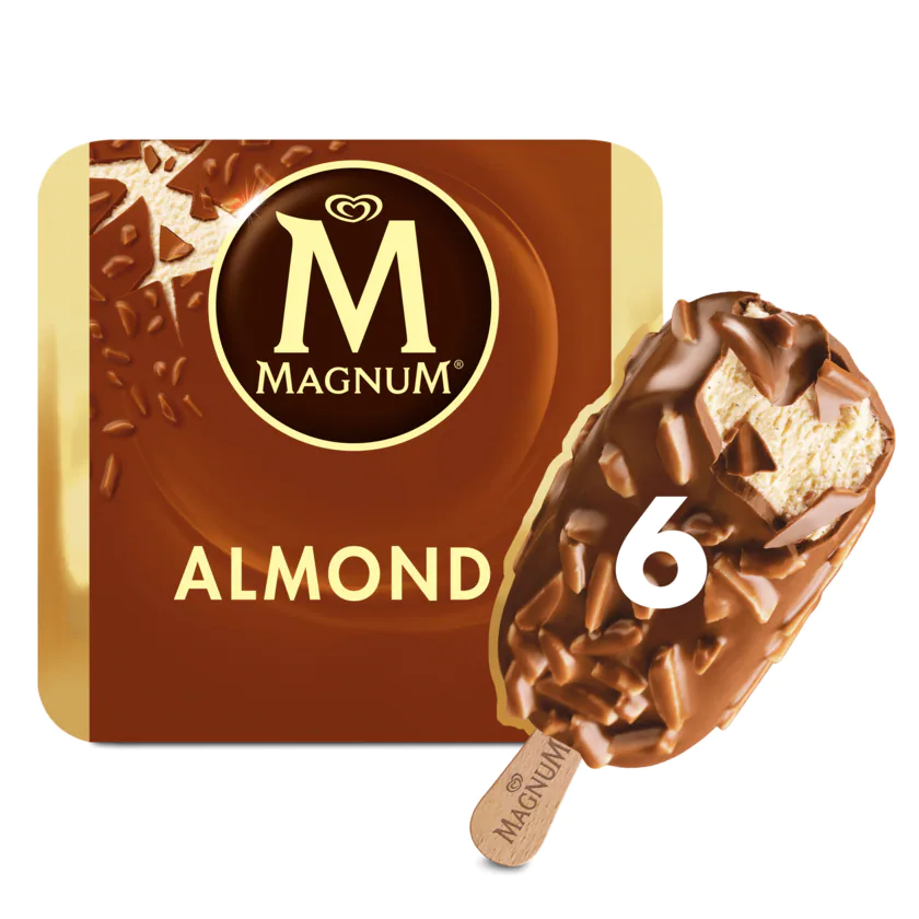 Magnum Mandel Familienpackung Eis 6x110ml - 8712566404629