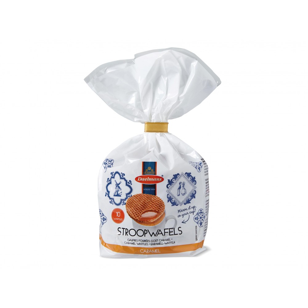 DAELMANS STROOPWAFELS WITH CARAMEL (10PCS) - 8713621850597