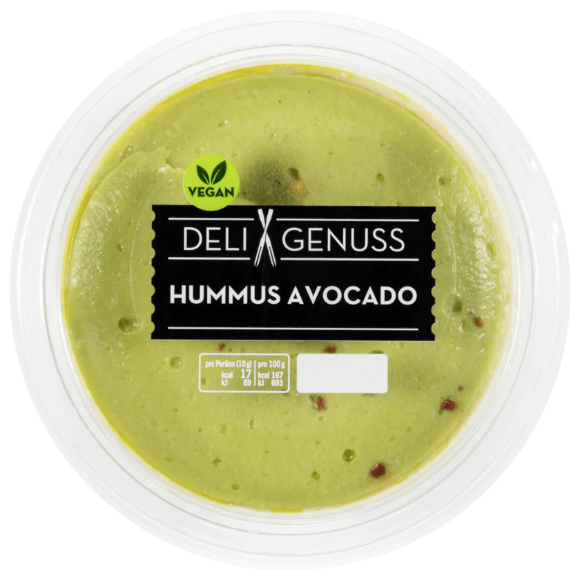 Deli Genuss Hummus Avocado 200g - 8713734016774