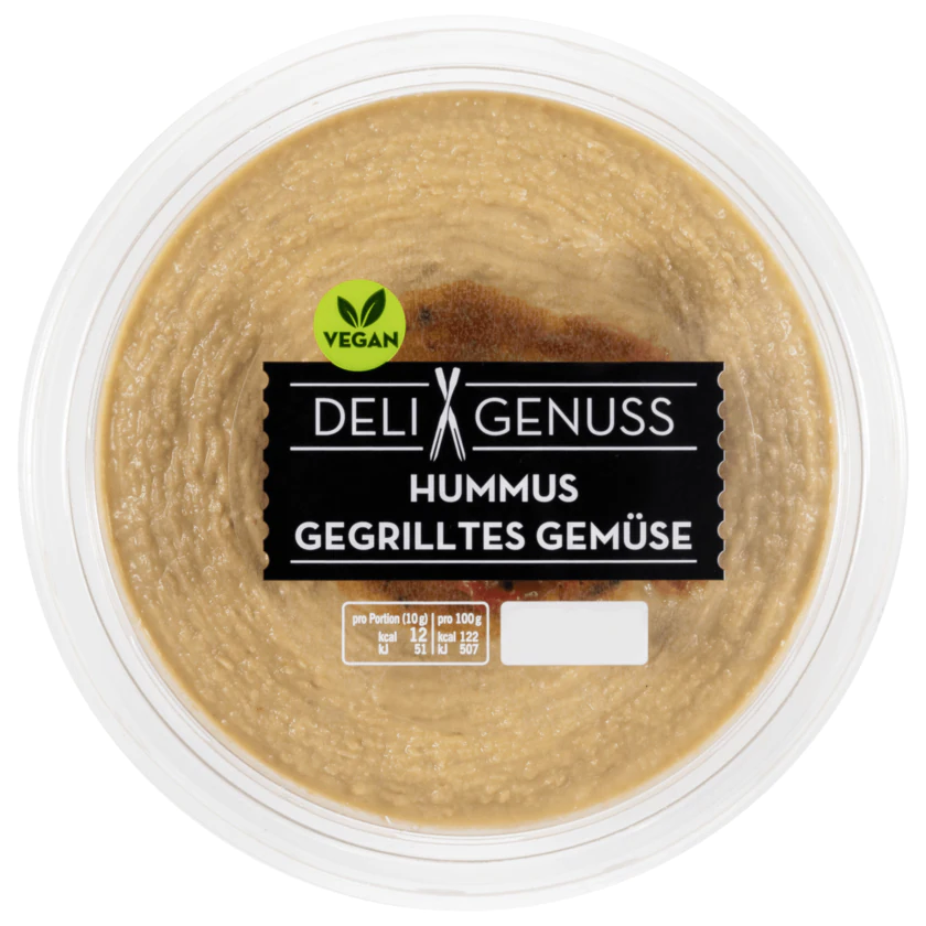 Deli Genuss Hummus Gegrilltes Gemüse 200g - 8713734016781