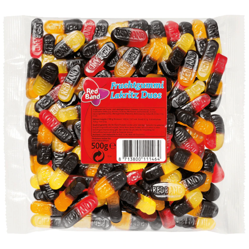 Red Band Fruchtgummi-Lakritz-Duos 500g - 8713800111464