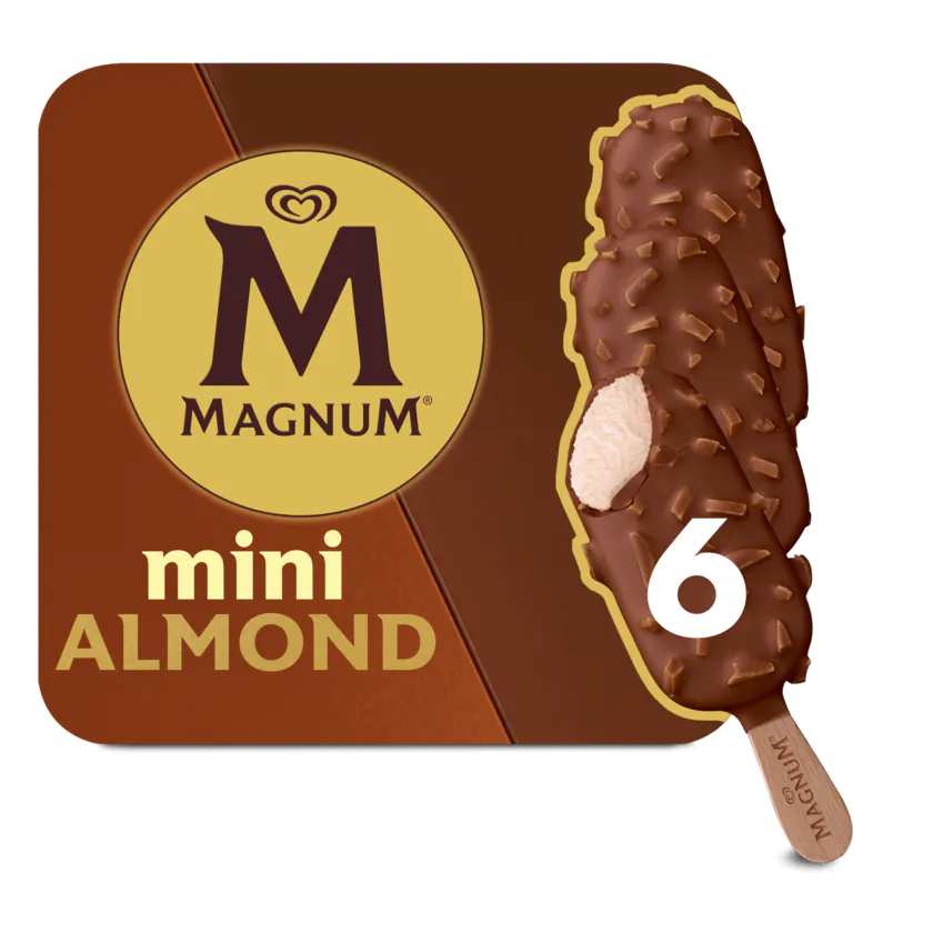 Magnum Mini Almond Familienpackung Eis 6 x 55 ml - 8714100635650