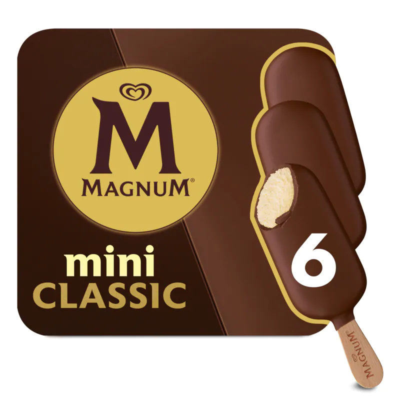 Magnum Mini Classic Familienpackung Eis 6 x 55 ml - 8714100635674