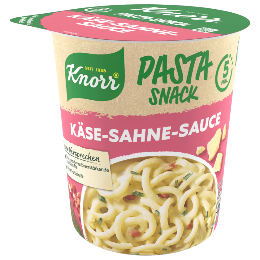 Knorr Pasta Snack Käse-Sahne-Sauce 1 Portion - 8714100698068