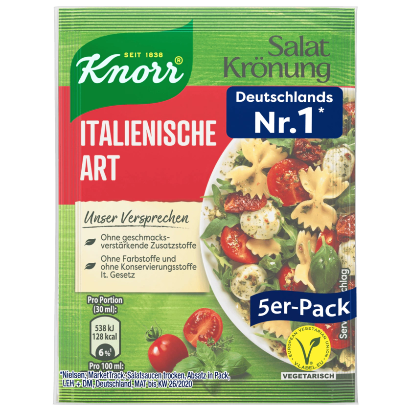 Knorr Salatkrönung Italienische Art 5 Stück, 40g - 8714100823606