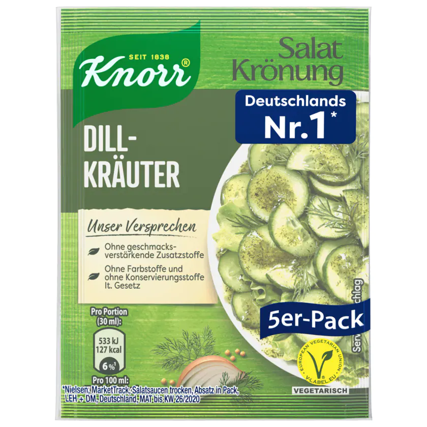 Knorr Salatkrönung Dill Kräuter Dressing 45g - 8714100823620