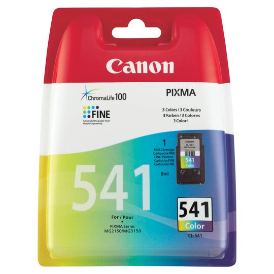 Canon Cl 541 Colour Printer Ink Cartridge - 8714574572581