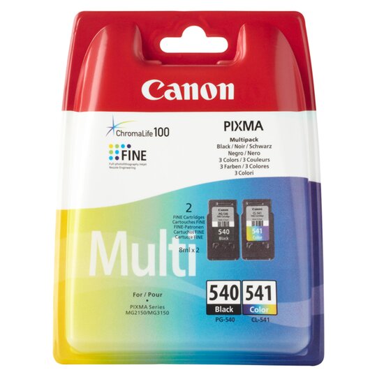 Canon Pg-540/ Cl-541 Printer Ink Cartridge - 8714574572628
