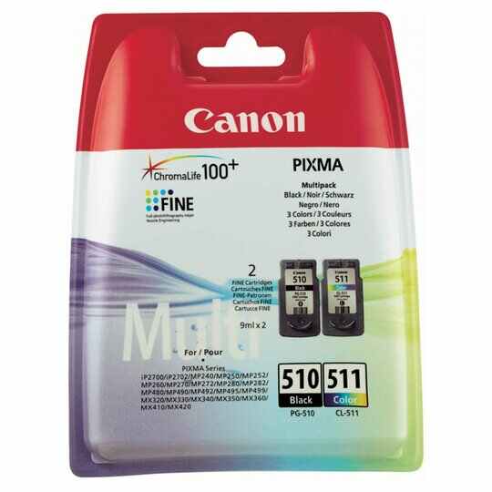 Canon 510/511 Multipack Printer Ink Cartridge - 8714574577647