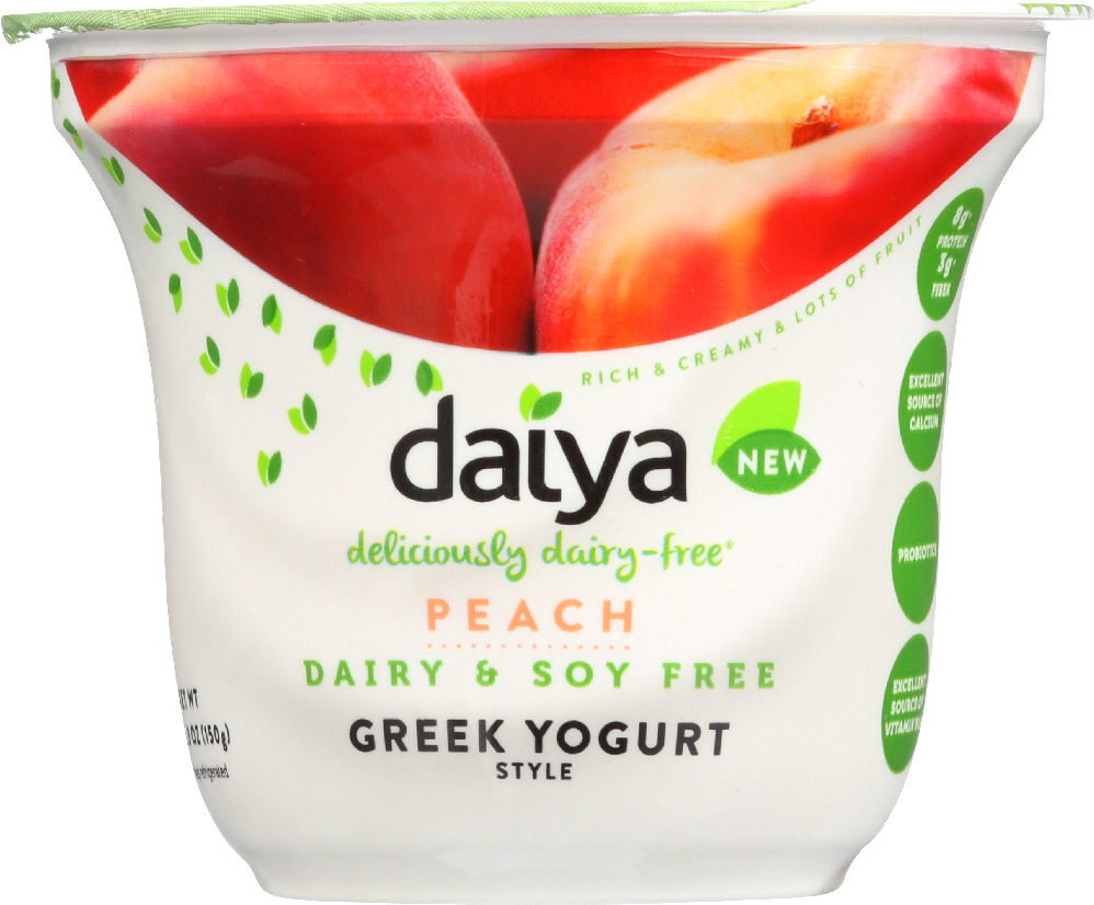 DAIYA: Peach Greek Yogurt Alternative, 5.3 oz - 0871459003030