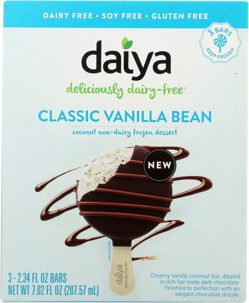 Classic Vanilla Bean Coconut Non-Dairy Frozen Dessert Bars, Classic Vanilla - 871459009506