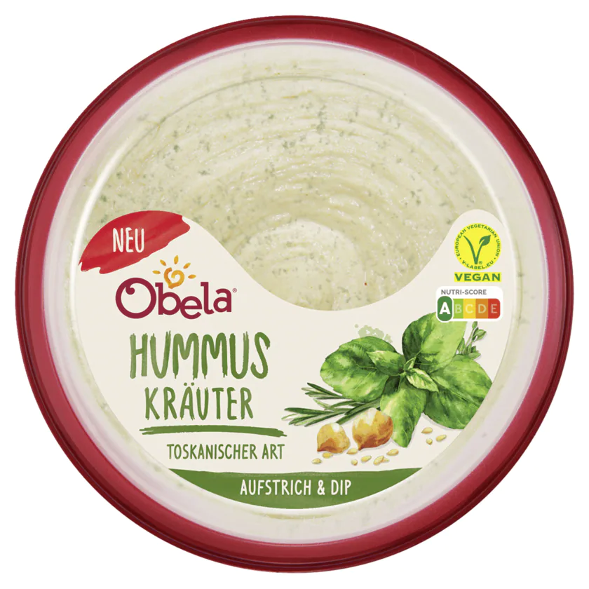 Obela Hummus Kräuter 175g - 8714685904776