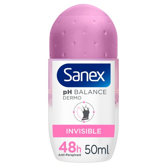 Sanex Invisible Dry Roll On Deodorant 50Ml - 8714789762876