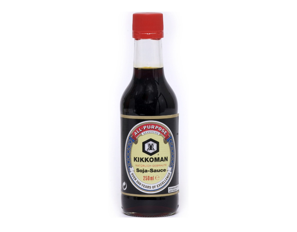 Kikkoman Sojasauce große Flasche 250 ml - 8715035110304