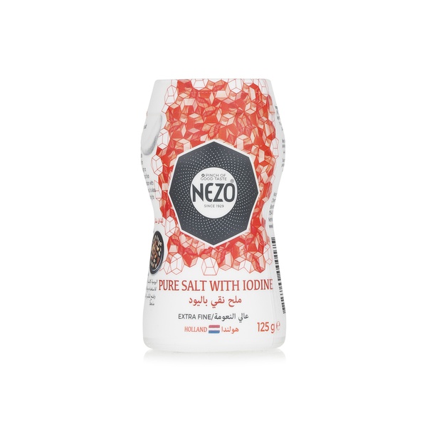 Nezo iodized salt 125g - Waitrose UAE & Partners - 8715800000175