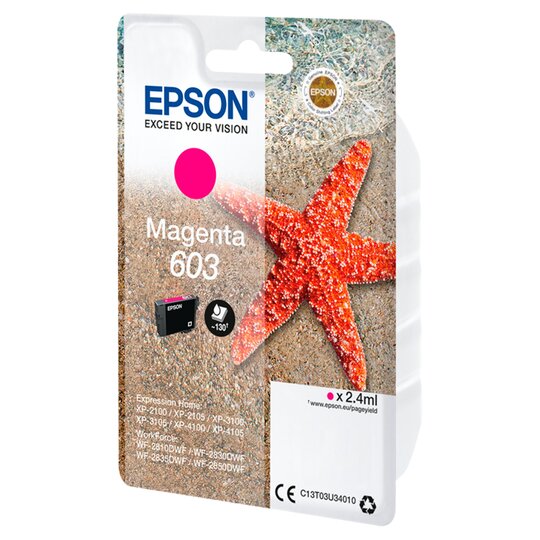 Epson Starfish 603 Magenta Ink - 8715946666778