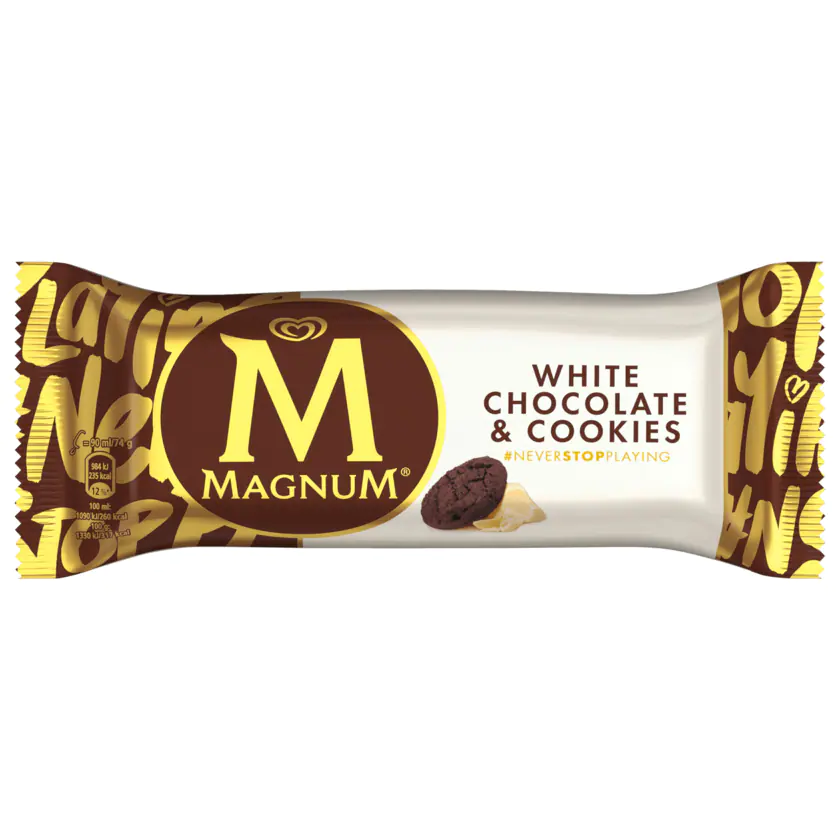Magnum White Chocolate & Cookies Eis 90 ml - 8717163691618