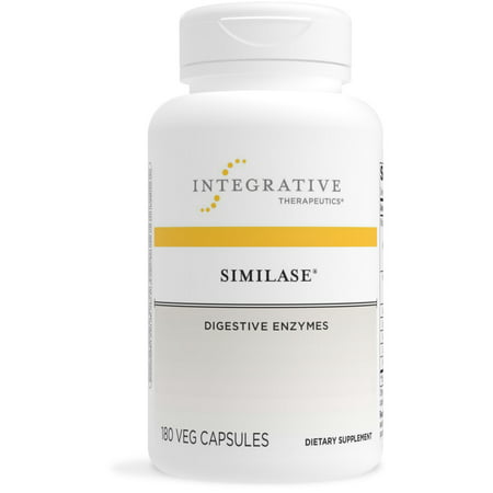 Integrative Therapeutics Similase - Physician Developed Digestive Enzymes - Supplement for Women and Men - Dairy Free - Vegan - 180 Capsules - 871791000599