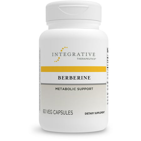 Integrative Therapeutics Berberine - Metabolic and Healthy Blood Sugar Support Supplement with Berberine HCl* - For Men and Women - Gluten Free and Vegan - 60 500 mg Capsules - 871791107113