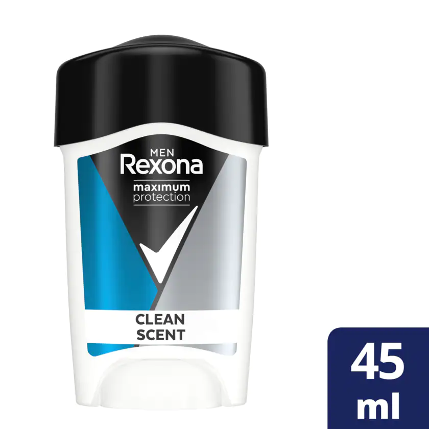 Rexona Men Deocreme Maximum Protection Clean Scent Anti-Transpirant 45ml - 8718114202402