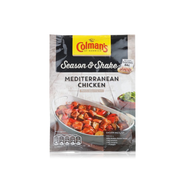 Colman's mediterranean chicken mix 33g - Waitrose UAE & Partners - 8718114885094