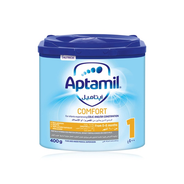 Aptamil Comfort 1 infant 0 to 6 months formula milk 400g - Waitrose UAE & Partners - 8718117609871