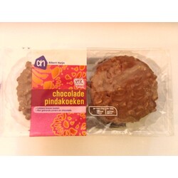Albert Heijn - chocolade pindakoeken - Erdnusskekse mit Milchschokolade überzogen - 8718265194823