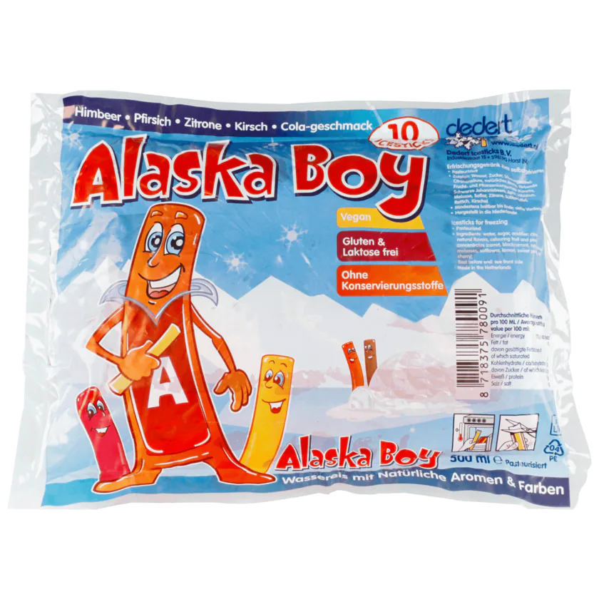 Alaska Boy Wassereis 10x50ml - 8718375780091