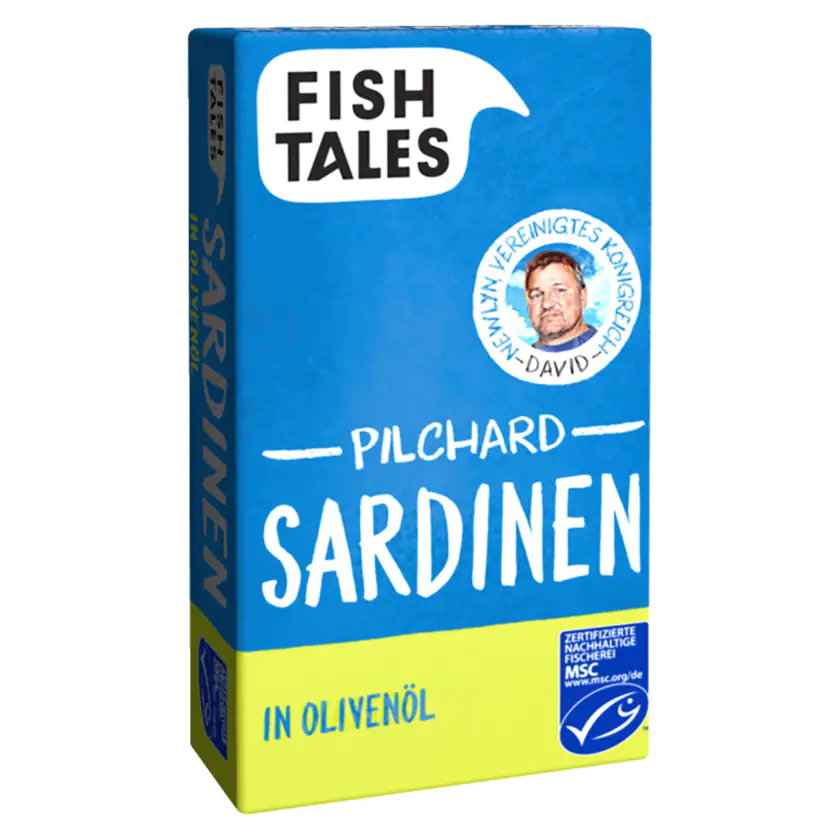 Fish Tales MSC Sardinen in Olivenöl 85g - 8718836901829