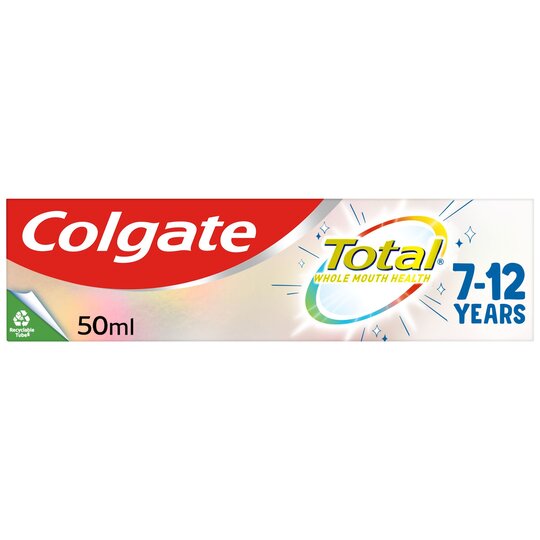 Colgate Total Mint Toothpaste 7-12 Years 50Ml - 8718951434356