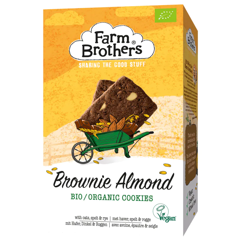 Farm Brothers Bio Brownie Almond vegan 150g - 8719327062692