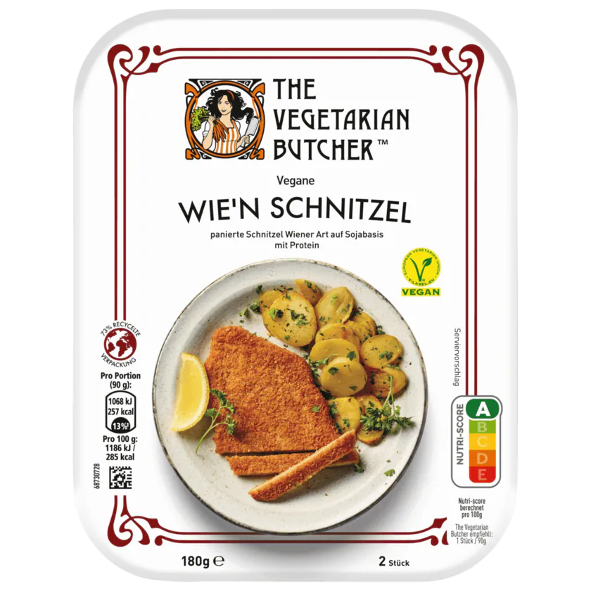 The Vegetarian Butcher Wie'n Schnitzel vegan 180g - 8720182194053