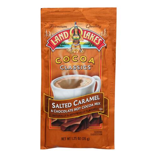Land O Lakes Cocoa Packets - Salted Caramel - Case Of 12 - 1.25 Oz - 872058614641