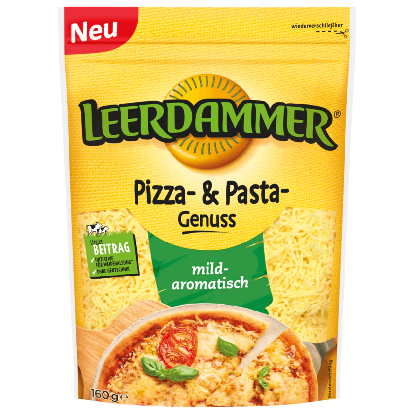 Leerdammer Pizza- & Pasta- Genuss 160g - 8721800400006