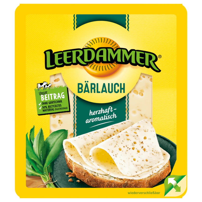 Leerdammer Scheiben Bärlauch 140g - 8721800402918