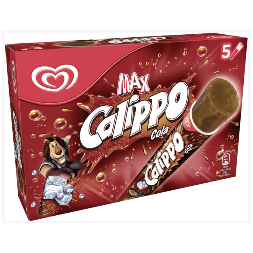 Langnese Calippo Cola Familienpackung Eis 5x105ml - 8722700231998