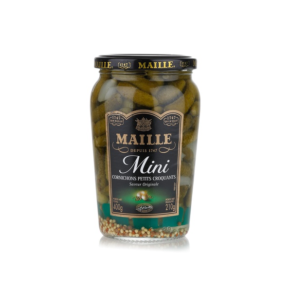 Maille L'Original Cornichons Mini Croquants Bocal 210g - 8722700430889