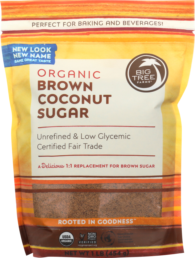 Big Tree Farms Coconut Palm Sugar - Blonde - Case Of 6 - 16 Oz. - 873204001551