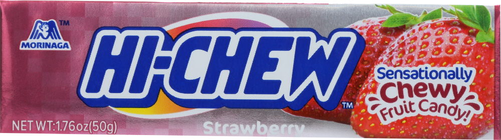 Strawberry Immensely Fruity Intensely Chewy Candy, Strawberry - 873983000028