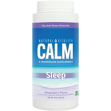 Natural Vitality Calm Specifics Calmful Sleep Dietary Supplement Powder Mixed Berry - 16 Ounce - 875534002437
