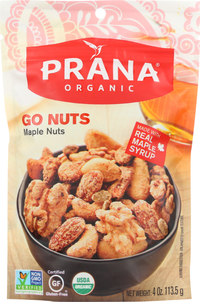 Go Nuts Organic Maple Nuts, Go Nuts - 877693008053