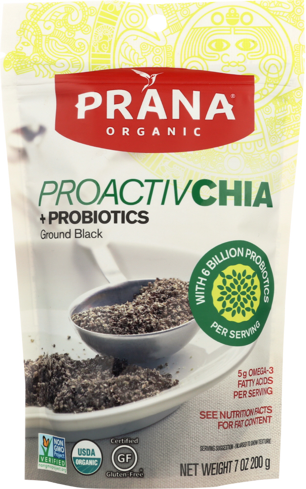 Organic Ground Black Proactivchia + Probiotics - 877693008176