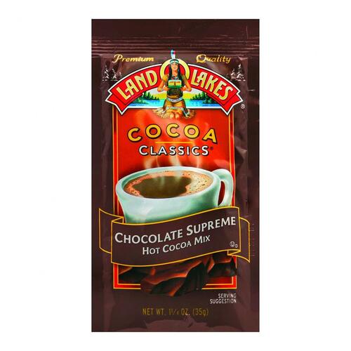 Land O Lakes Cocoa Classic Mix - Hot Cocoa - 1.25 Oz - Case Of 12 - 878326000017
