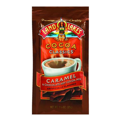 LAND O LAKES: Caramel and Chocolate Cocoa Mix, 1.25 oz - 0878326000031