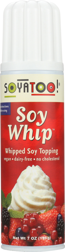 Whipped Soy Topping - roasted