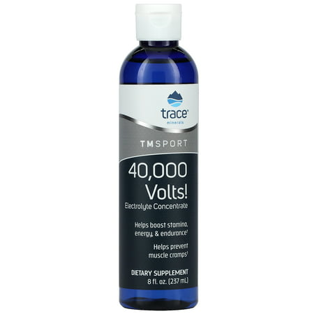 Trace Minerals Research 40 000 Volts Electrolyte Concentrate 8 Fl oz - 878941001109